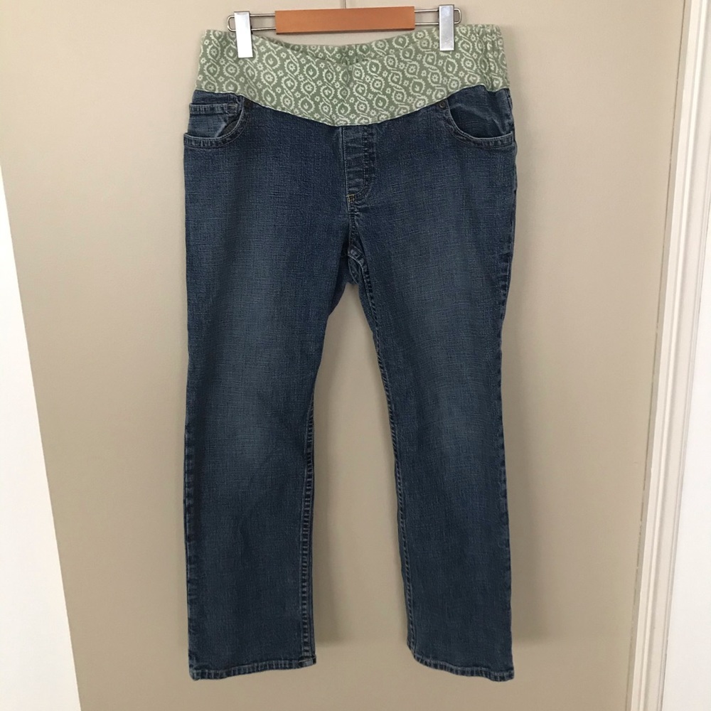 OLD NAVY Maternity Jeans with Fabric Band No Zips